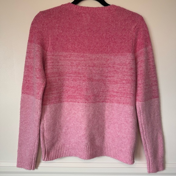 CUPCAKES and CASHMERE | Pink Color Block Knit Pullover Sweater Size XS - Picture 2 of 6